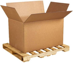 Made in USA - 28-3/4" Wide x 41" Long x 25-1/2" High Rectangle Heavy Duty Corrugated Box - 2 Walls, Kraft (Color), 120 Lb Capacity - USA Tool & Supply
