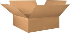 Made in USA - 36" Wide x 36" Long x 12" High Rectangle Heavy Duty Corrugated Box - 2 Walls, Kraft (Color), 100 Lb Capacity - USA Tool & Supply