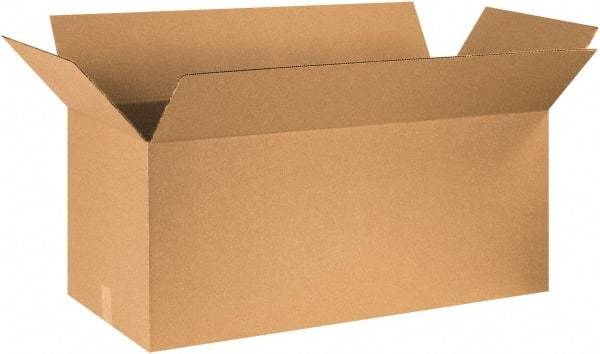 Made in USA - 20" Wide x 40" Long x 20" High Rectangle Corrugated Shipping Box - 1 Wall, Kraft (Color), 65 Lb Capacity - USA Tool & Supply