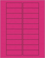 Tape Logic - 3" Long, Fluorescent Pink Paper Laser Label - For Laser Printers - USA Tool & Supply