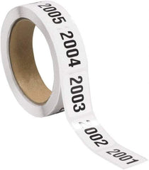 Tape Logic - 1-1/2" Long, Black/White Paper Inventory Labels - For Multi-Use - USA Tool & Supply