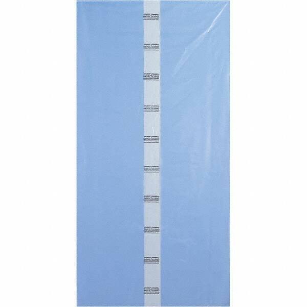 Made in USA - 40 x 80", 4 mil Gusseted Polybags - Blue - USA Tool & Supply
