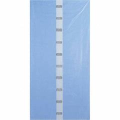 Made in USA - 40 x 80", 4 mil Gusseted Polybags - Blue - USA Tool & Supply