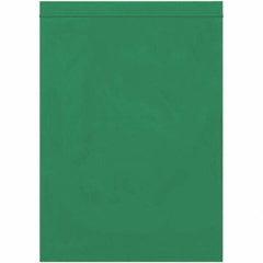 Value Collection - 9 x 12", 2 mil Reclosable Polybags - Green - USA Tool & Supply