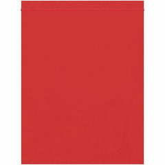 Value Collection - 8 x 10", 2 mil Reclosable Polybags - Red - USA Tool & Supply