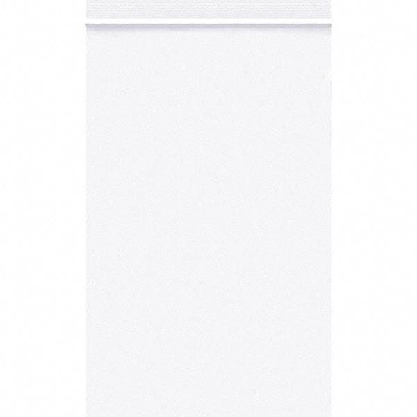 Value Collection - 5 x 8", 2 mil Reclosable Polybags - White - USA Tool & Supply