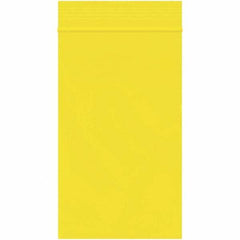 Value Collection - 3 x 5", 2 mil Reclosable Polybags - Yellow - USA Tool & Supply