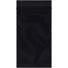 Value Collection - 3 x 5", 2 mil Reclosable Polybags - Black - USA Tool & Supply