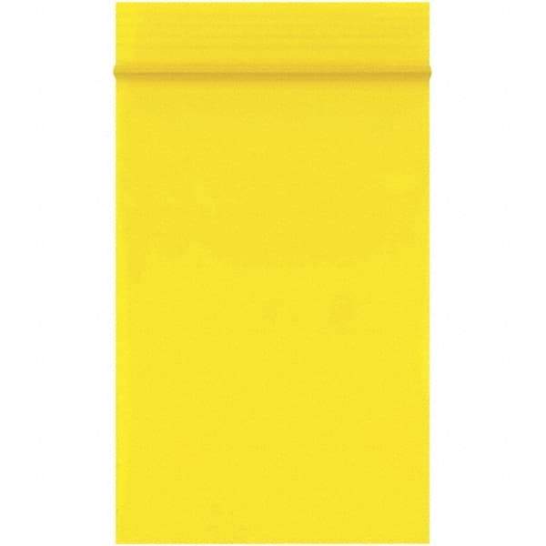 Value Collection - 2 x 3", 2 mil Reclosable Polybags - Yellow - USA Tool & Supply