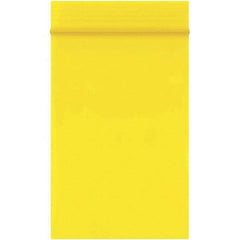 Value Collection - 2 x 3", 2 mil Reclosable Polybags - Yellow - USA Tool & Supply