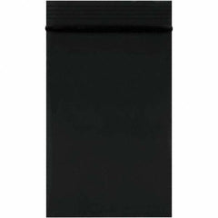 Value Collection - 2 x 3", 2 mil Reclosable Polybags - Black - USA Tool & Supply