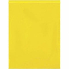 Value Collection - 12 x 15", 2 mil Reclosable Polybags - Yellow - USA Tool & Supply