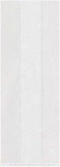 Value Collection - 8 x 3", 1.5 mil Gusseted Polypropylene Bags - Clear - USA Tool & Supply