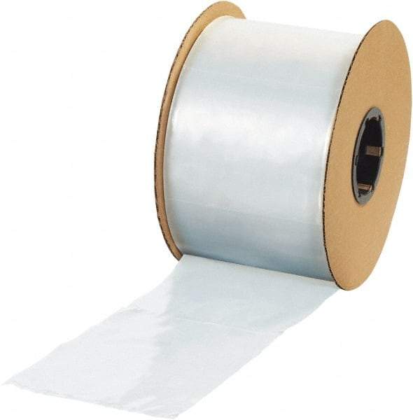 Made in USA - 4 x 8", 2 mil Roll Polybags - Clear - USA Tool & Supply