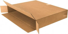 Made in USA - 8" Wide x 64" Long x 40" High Rectangle Moving Boxes - 1 Wall, Kraft (Color), 140 Lb Capacity - USA Tool & Supply