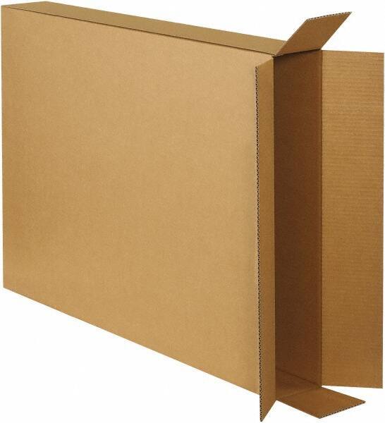 Made in USA - 5" Wide x 28" Long x 38" High Rectangle Corrugated Shipping Box - 1 Wall, Kraft (Color), 65 Lb Capacity - USA Tool & Supply