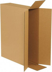 Made in USA - 6" Wide x 26" Long x 20" High Rectangle Corrugated Shipping Box - 1 Wall, Kraft (Color), 65 Lb Capacity - USA Tool & Supply