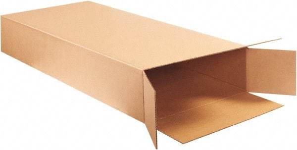 Made in USA - 8" Wide x 20" Long x 50" High Rectangle Corrugated Shipping Box - 1 Wall, Kraft (Color), 95 Lb Capacity - USA Tool & Supply