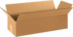 Made in USA - 6" Wide x 16" Long x 4" High Rectangle Corrugated Shipping Box - 1 Wall, Kraft (Color), 65 Lb Capacity - USA Tool & Supply