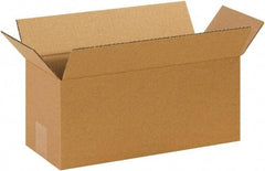 Made in USA - 6" Wide x 14" Long x 6" High Rectangle Corrugated Shipping Box - 1 Wall, Kraft (Color), 65 Lb Capacity - USA Tool & Supply