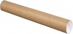 Made in USA - 3" Diam x 20" Long Round Kraft Mailing Tubes - 1 Wall, Kraft (Color) - USA Tool & Supply