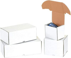 Made in USA - 7-1/4" Wide x 14-1/2" Long x 5" High Rectangle Crush Proof Mailers - 1 Wall, White - USA Tool & Supply