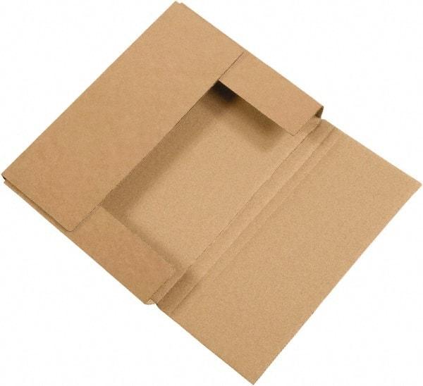 Made in USA - 8-5/8" Wide x 11-1/8" Long x 2" High Rectangle Crush Proof Mailers - 1 Wall, Kraft (Color) - USA Tool & Supply