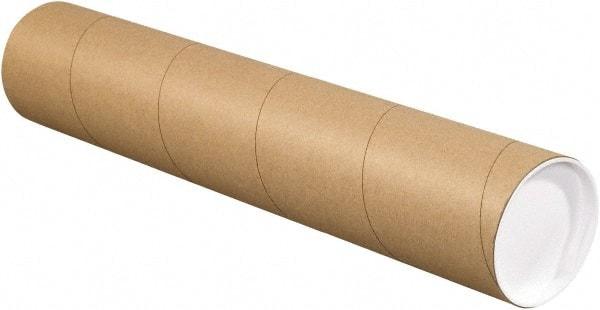 Made in USA - 4" Diam x 48" Long Round Kraft Mailing Tubes - 1 Wall, Kraft (Color) - USA Tool & Supply