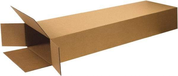 Made in USA - 3" Wide x 13" Long x 30" High Rectangle Corrugated Shipping Box - 1 Wall, Kraft (Color), 65 Lb Capacity - USA Tool & Supply