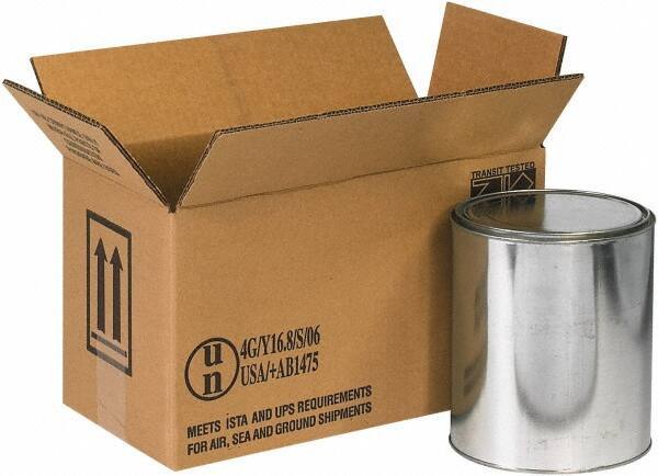 Made in USA - 6-7/8" Wide x 14-1/8" Long x 7-7/8" High Rectangle Corrugated Shipping Box - 2 Walls, Kraft (Color), 95 Lb Capacity - USA Tool & Supply