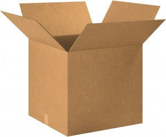 Made in USA - 24" Wide x 24" Long x 26" High Rectangle Corrugated Shipping Box - 1 Wall, Kraft (Color), 65 Lb Capacity - USA Tool & Supply
