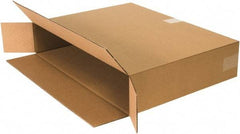 Made in USA - 6" Wide x 24" Long x 18" High Rectangle Corrugated Shipping Box - 1 Wall, Kraft (Color), 95 Lb Capacity - USA Tool & Supply