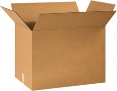 Made in USA - 16" Wide x 24" Long x 18" High Rectangle Corrugated Shipping Box - 1 Wall, Kraft (Color), 65 Lb Capacity - USA Tool & Supply