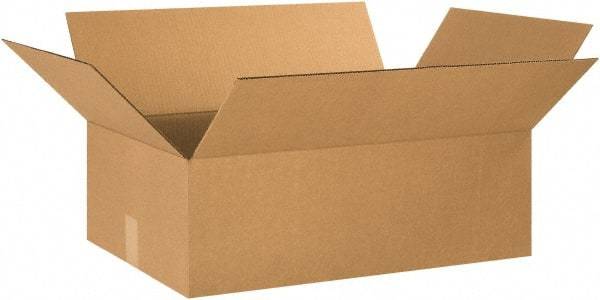 Made in USA - 16" Wide x 24" Long x 8" High Rectangle Corrugated Shipping Box - 1 Wall, Kraft (Color), 65 Lb Capacity - USA Tool & Supply