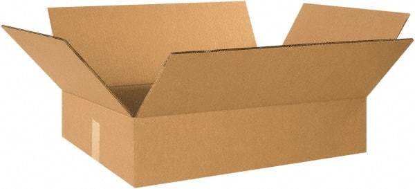 Made in USA - 18" Wide x 24" Long x 6" High Rectangle Heavy Duty Corrugated Box - 2 Walls, Kraft (Color), 100 Lb Capacity - USA Tool & Supply