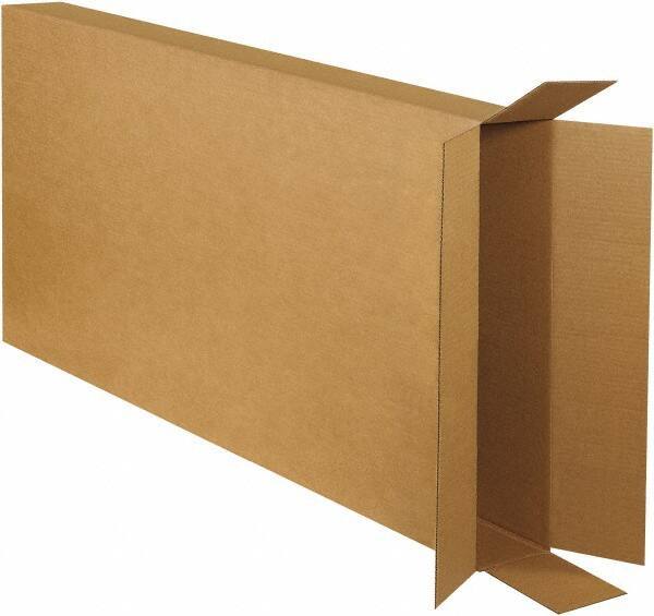 Made in USA - 6" Wide x 28" Long x 52" High Rectangle Corrugated Shipping Box - 1 Wall, Kraft (Color), 65 Lb Capacity - USA Tool & Supply