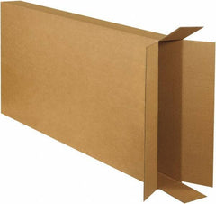 Made in USA - 6" Wide x 28" Long x 52" High Rectangle Corrugated Shipping Box - 1 Wall, Kraft (Color), 65 Lb Capacity - USA Tool & Supply
