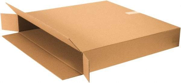 Made in USA - 8" Wide x 46" Long x 30" High Rectangle Moving Boxes - 1 Wall, Kraft (Color), 120 Lb Capacity - USA Tool & Supply