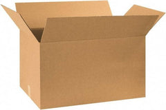 Made in USA - 17" Wide x 30" Long x 17" High Rectangle Heavy Duty Corrugated Box - 2 Walls, Kraft (Color), 120 Lb Capacity - USA Tool & Supply