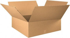 Made in USA - 30" Wide x 30" Long x 12" High Rectangle Heavy Duty Corrugated Box - 2 Walls, Kraft (Color), 100 Lb Capacity - USA Tool & Supply
