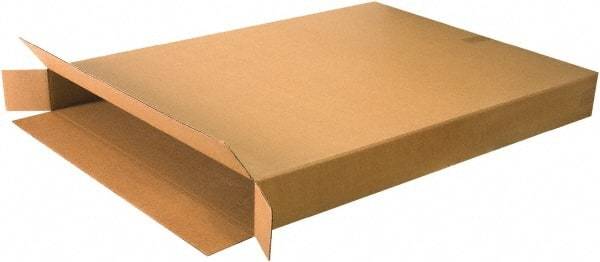 Made in USA - 5" Wide x 36" Long x 48" High Rectangle Corrugated Shipping Box - 1 Wall, Kraft (Color), 95 Lb Capacity - USA Tool & Supply