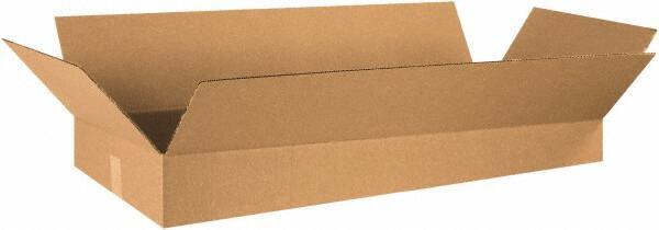 Made in USA - 16" Wide x 36" Long x 5" High Rectangle Corrugated Shipping Box - 1 Wall, Kraft (Color), 65 Lb Capacity - USA Tool & Supply