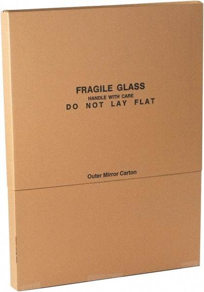 Made in USA - 4-1/16" Wide x 37-5/16" Long x 31" High Rectangle Moving Boxes - 1 Wall, Kraft (Color), 65 Lb Capacity - USA Tool & Supply