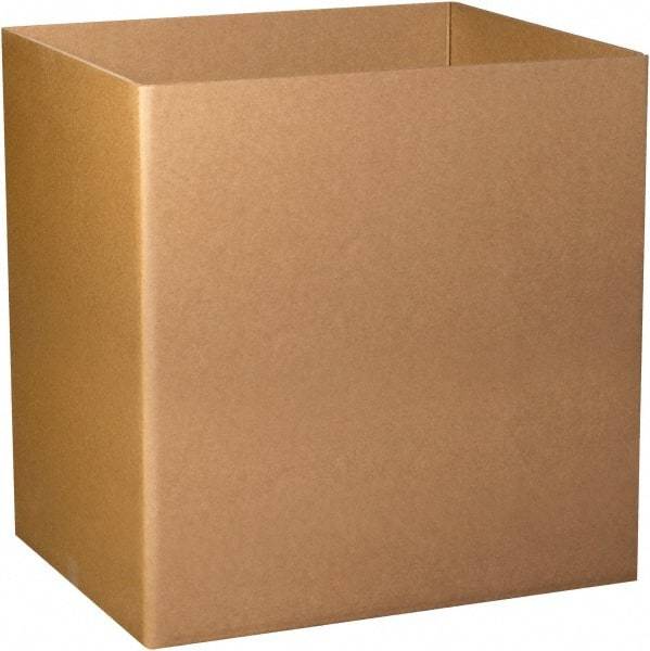 Made in USA - 40" Wide x 48" Long x 24" High Rectangle Heavy Duty Corrugated Box - 3 Walls, Kraft (Color), 280 Lb Capacity - USA Tool & Supply