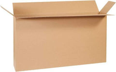 Made in USA - 8" Wide x 54" Long x 28" High Rectangle Corrugated Shipping Box - 1 Wall, Kraft (Color), 95 Lb Capacity - USA Tool & Supply