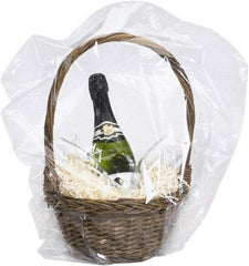 Made in USA - 24 x 24", 100 Gauge Domed Shrink Bags - Clear - USA Tool & Supply