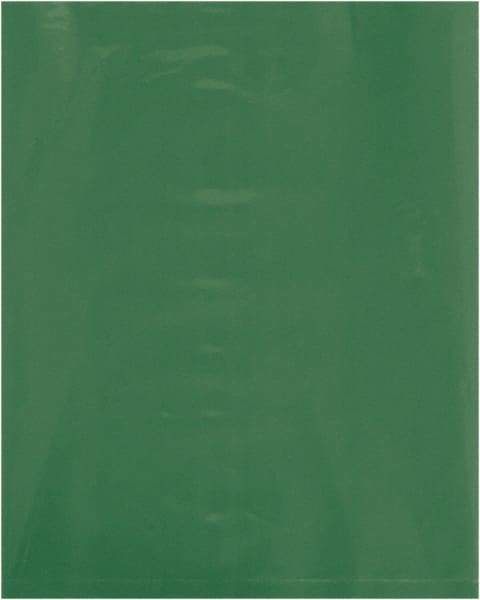 Value Collection - 8 x 10", 2 mil Flat Polybags - Green - USA Tool & Supply