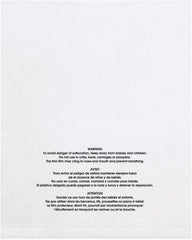 Value Collection - 9 x 12", 2 mil Flat Suffocation Warning Polybags - Clear - USA Tool & Supply