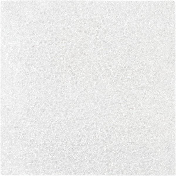 Made in USA - 3 x 3", Flush Cut Foam Pouches - White - USA Tool & Supply