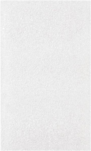 Made in USA - 3 x 5", Flush Cut Foam Pouches - White - USA Tool & Supply